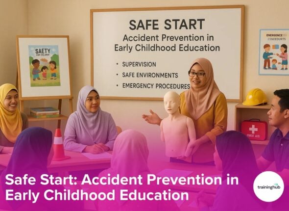 Early childhood education safety training on accident prevention and emergency procedures.
